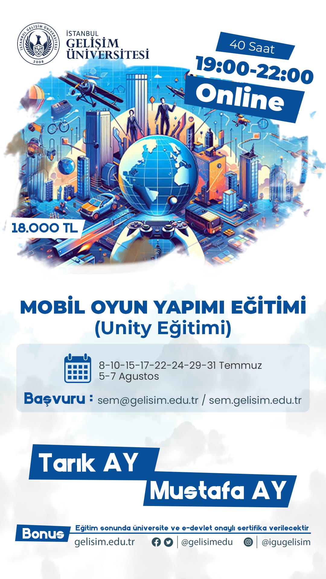 Mobil Oyun Yapım Eğitimi (Unity Eğitimi)